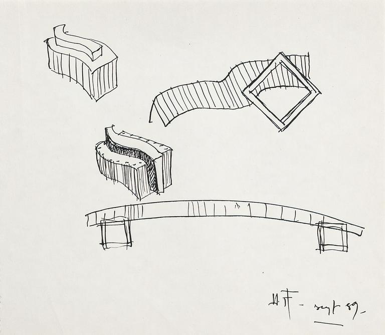 Catalogue raisonné, Henri Foucault, Étude - 82 - 1989