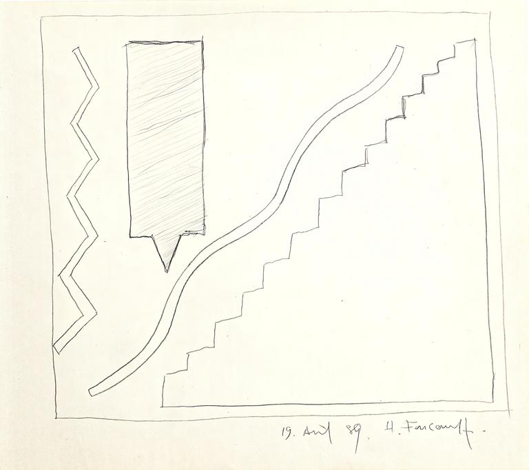 Catalogue raisonné, Henri Foucault, Étude - 88 - 1989