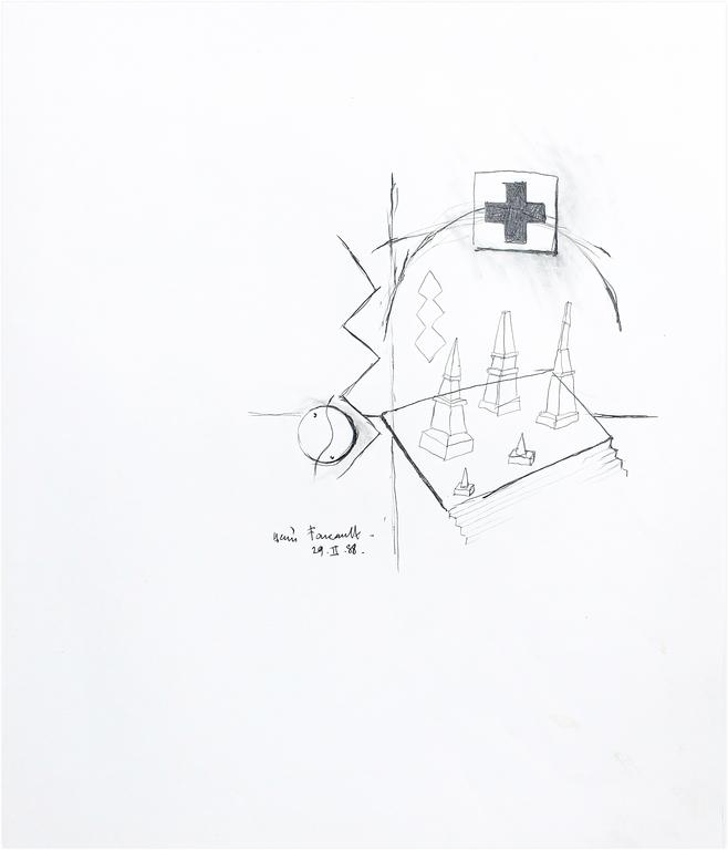 Catalogue raisonné, Henri Foucault, Étude - 9 - 1988
