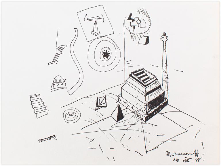 Catalogue raisonné, Henri Foucault, Étude 89 - 1988