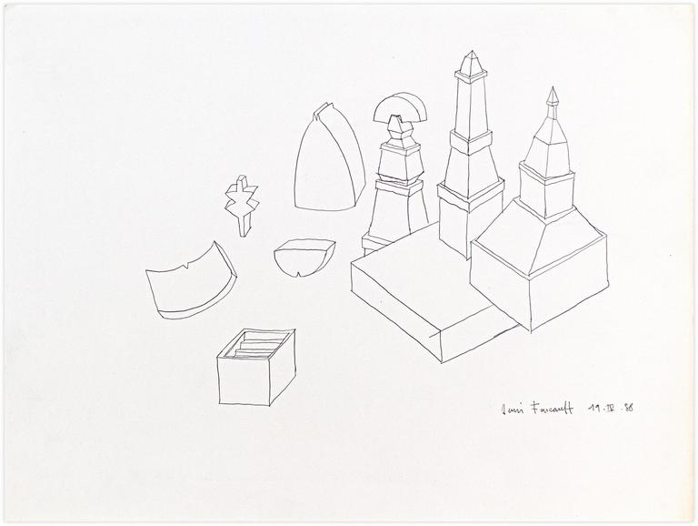 Catalogue raisonné, Henri Foucault, Étude 92 - 1988