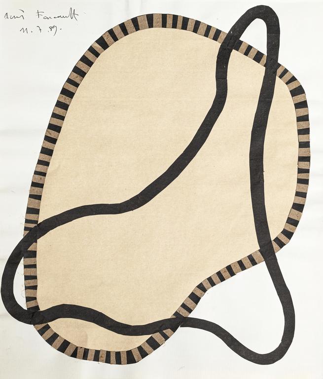 Catalogue raisonné, Henri Foucault, Étude de forme 39 - 1989