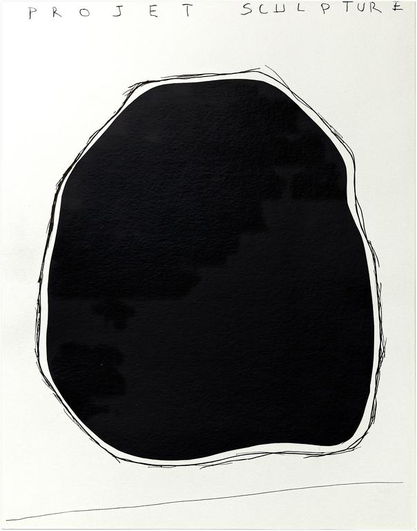 Catalogue raisonné, Henri Foucault, Étude de forme 3 - 1991