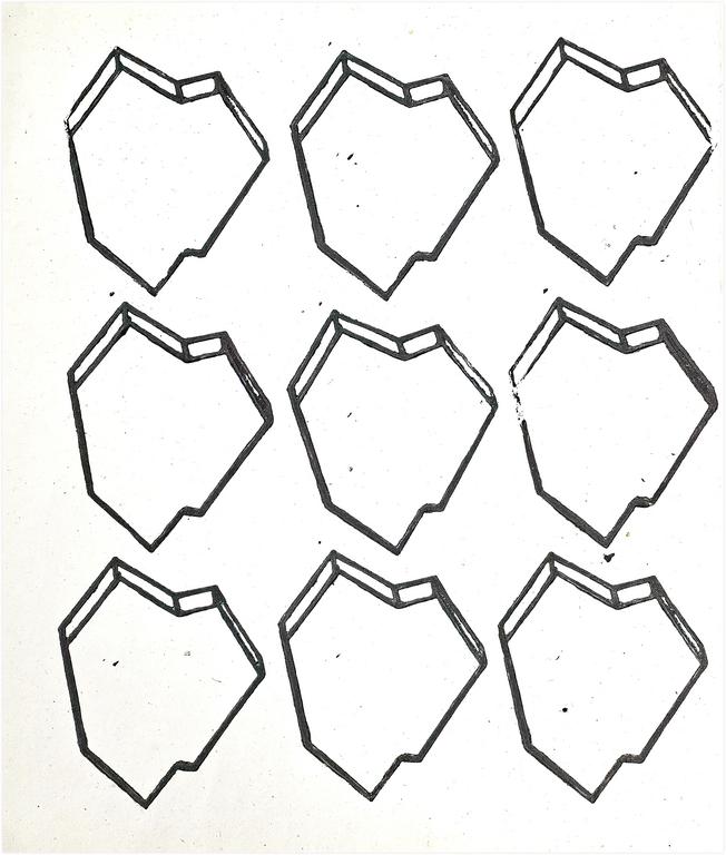 Catalogue raisonné, Henri Foucault, Étude de forme 42 - 1990