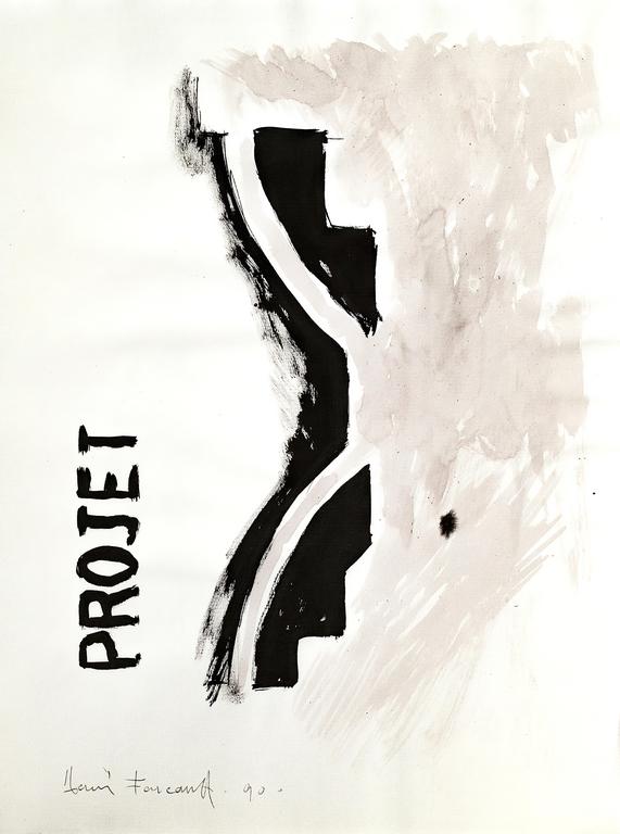 Catalogue raisonné, Henri Foucault, Étude de sculpture 13 - 1990