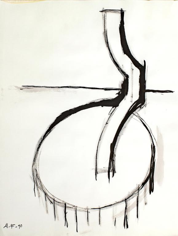 Catalogue raisonné, Henri Foucault, Étude de sculpture 14 - 1990