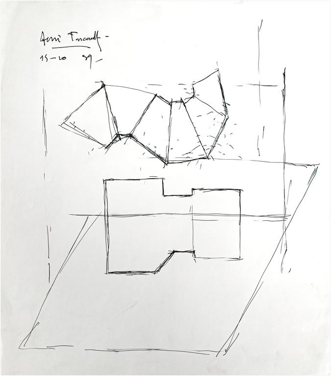 Catalogue raisonné, Henri Foucault, Étude de sculpture 1 - 1989