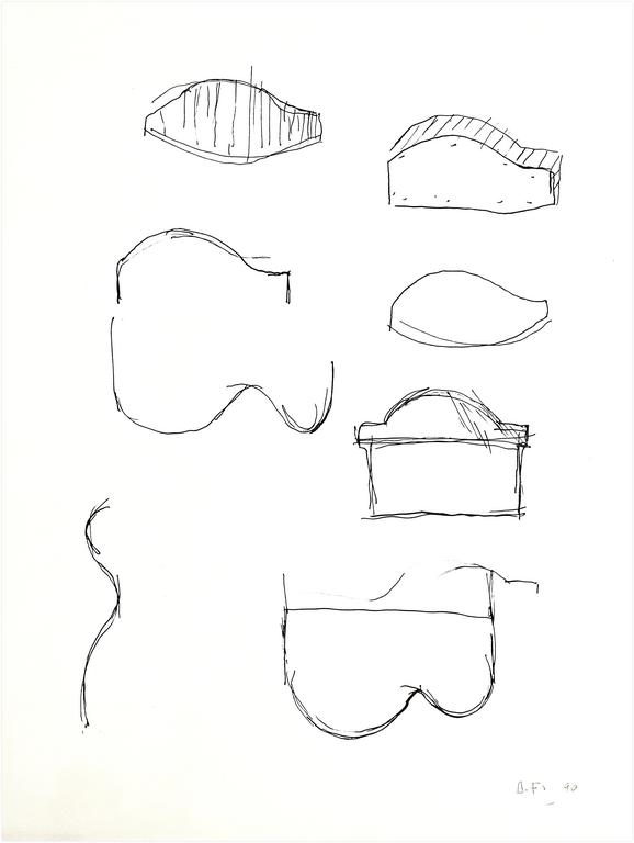 Catalogue raisonné, Henri Foucault, Étude de sculpture 20 - 1990