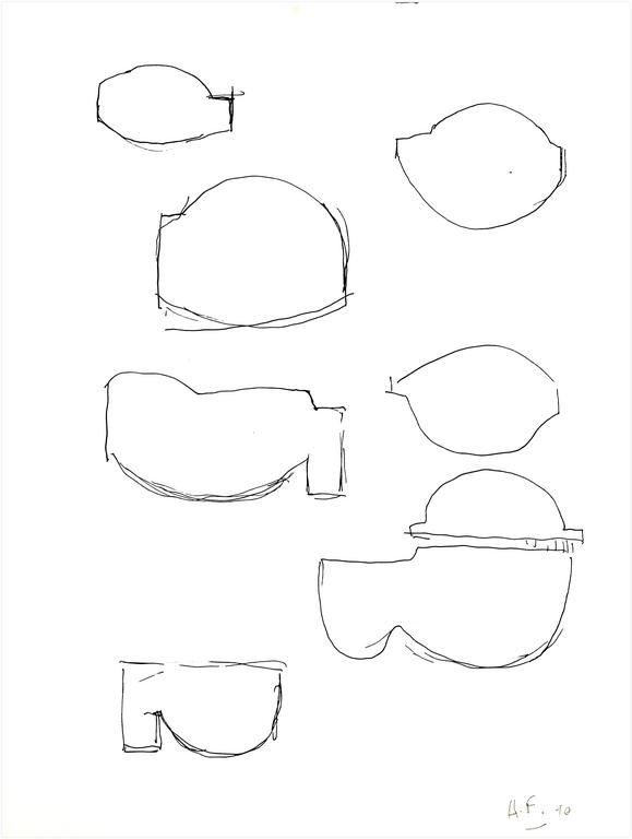 Catalogue raisonné, Henri Foucault, Étude de sculpture 21 - 1990