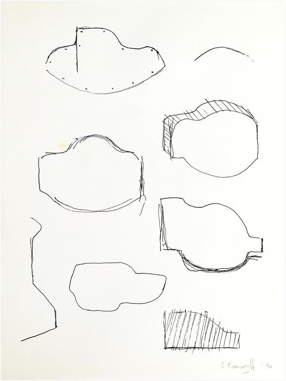 Catalogue raisonné, Henri Foucault, Étude de sculpture 22 - 1990