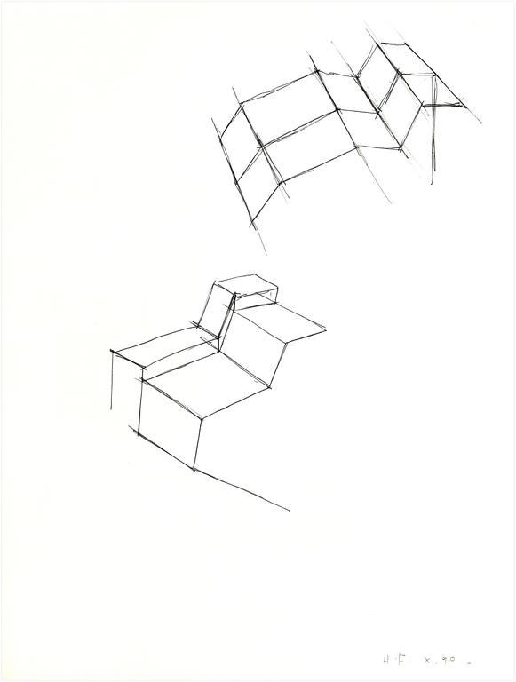 Catalogue raisonné, Henri Foucault, Étude de sculpture 24 - 1990