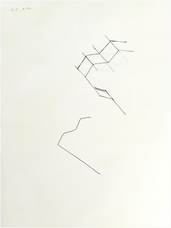 Catalogue raisonné, Henri Foucault, Étude de sculpture 25 - 1990