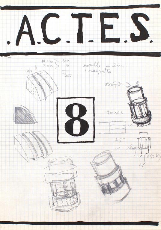 Catalogue raisonné, Henri Foucault, Étude de sculpture 39 - 1990