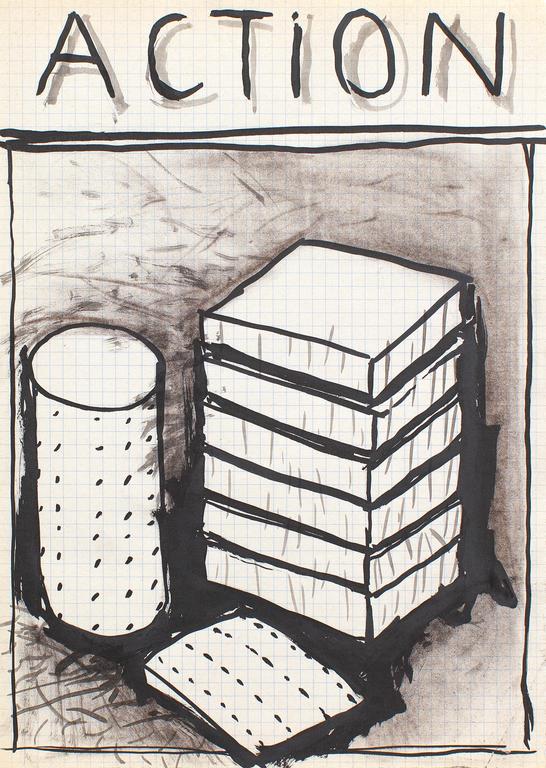 Catalogue raisonné, Henri Foucault, Étude de sculpture 42 - 1990