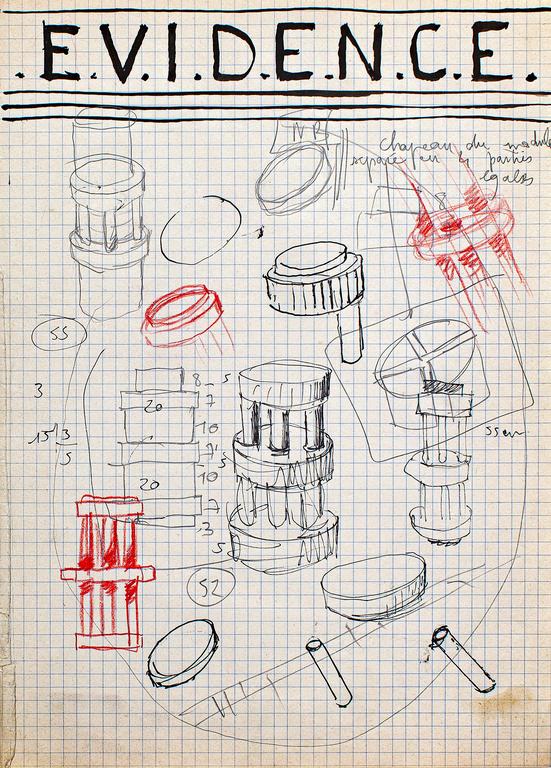 Catalogue raisonné, Henri Foucault, Étude de sculpture 44 - 1990