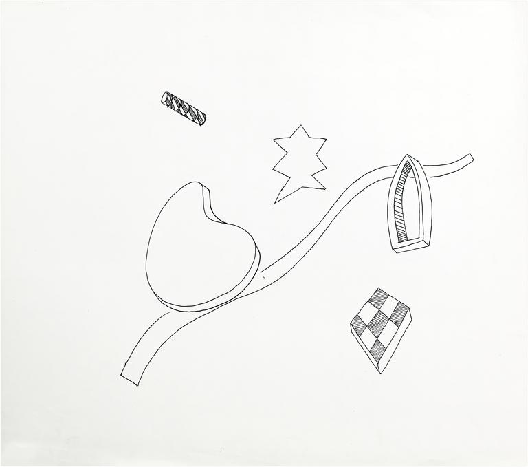 Catalogue raisonné, Henri Foucault, Étude de sculpture 7 - 1989