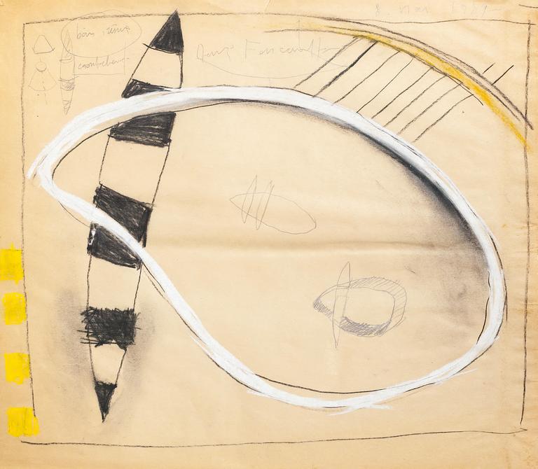 Catalogue raisonné, Henri Foucault, Étude de sculpture 9 - 1989