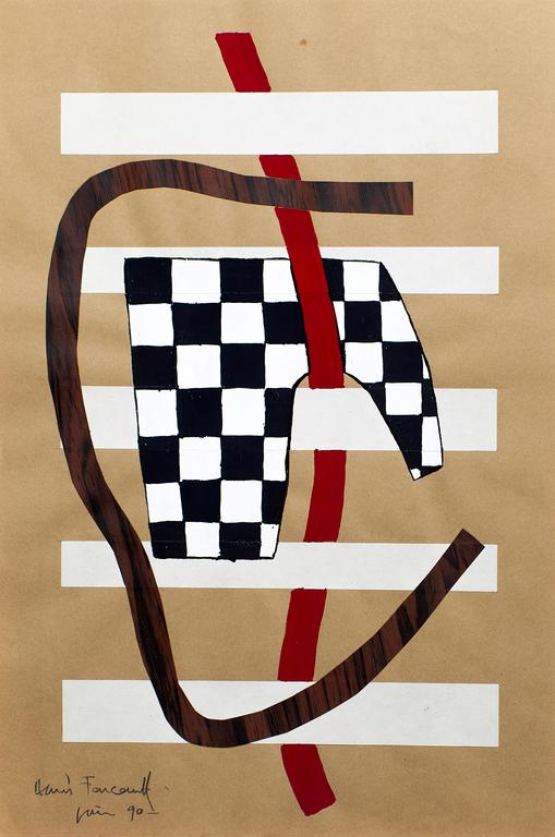 Catalogue raisonné, Henri Foucault, Étude d'espace - 1 - 1990