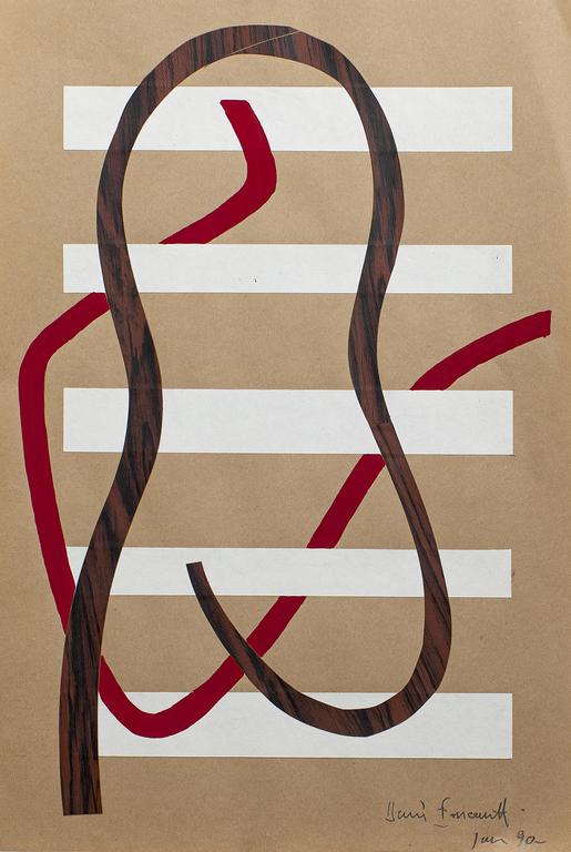 Catalogue raisonné, Henri Foucault, Étude d'espace - 10 - 1990