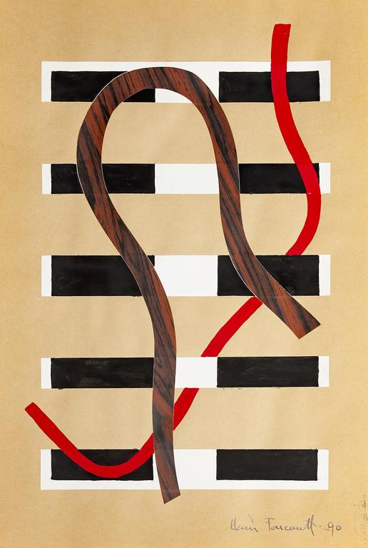 Catalogue raisonné, Henri Foucault, Étude d'espace - 6 - 1990