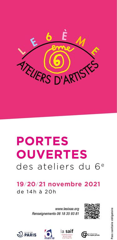 Portes Ouvertes des Ateliers d'Artistes du 6Ã¨me - 2021 