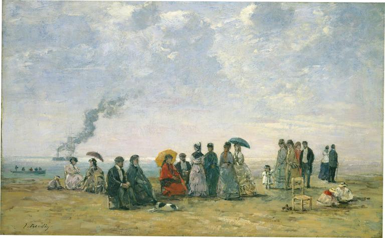 Catalogue raisonné, Eugène Boudin, Personnes sur la plage