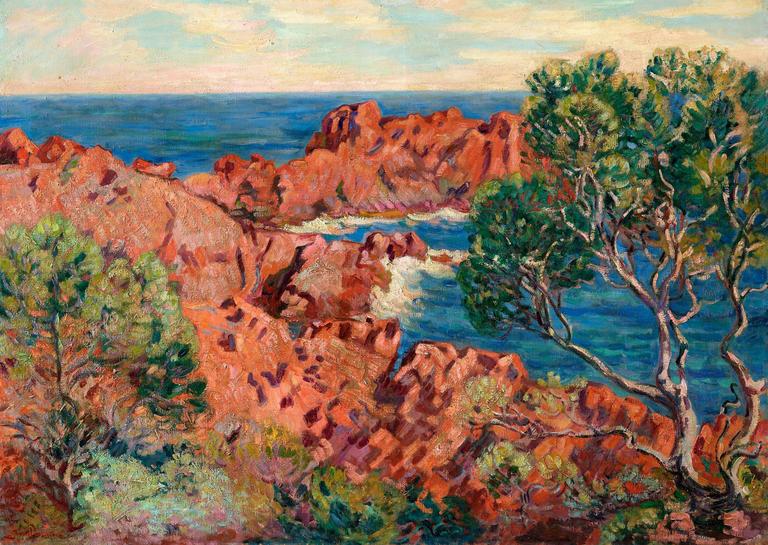 Catalogue raisonné, Armand Guillaumin, Agay, les roches rouges