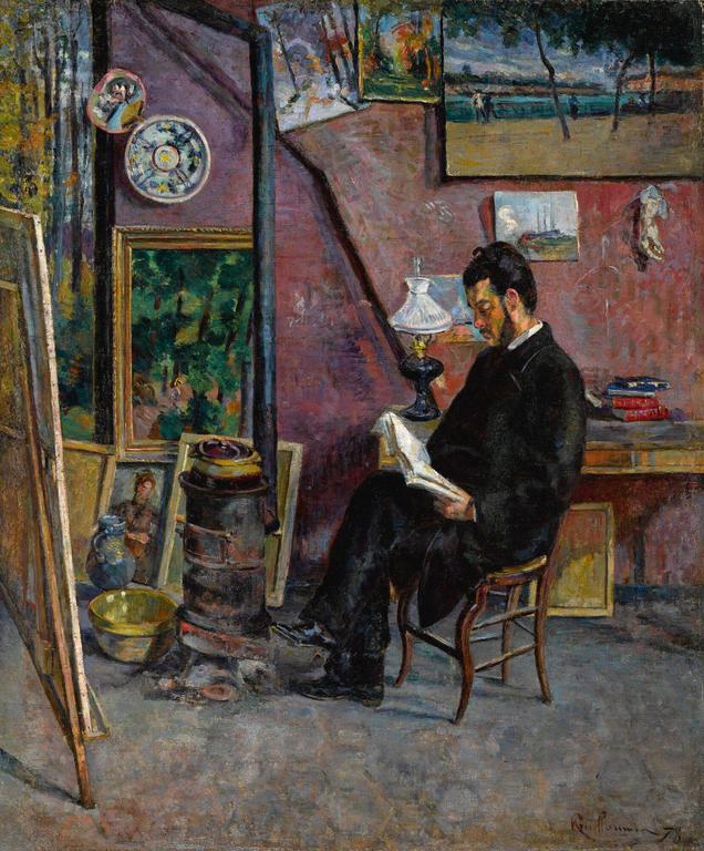 Catalogue raisonné, Armand Guillaumin, Le Docteur Martinez dans l'atelier du Peintre