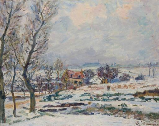Catalogue raisonné, Armand Guillaumin, Effet de neige en Ile-de-France