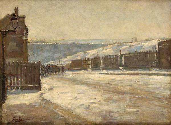Catalogue raisonné, Armand Guillaumin, Neige aux environs de Paris