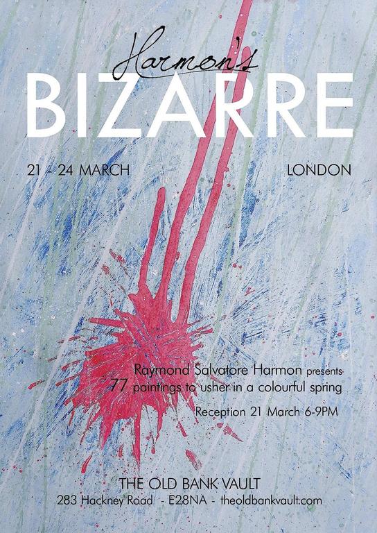 Harmon's Bizarre exhibition poster