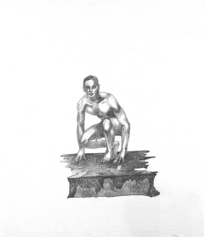 Catalogue raisonné, Brigitte Moreau Serre, Homme nu