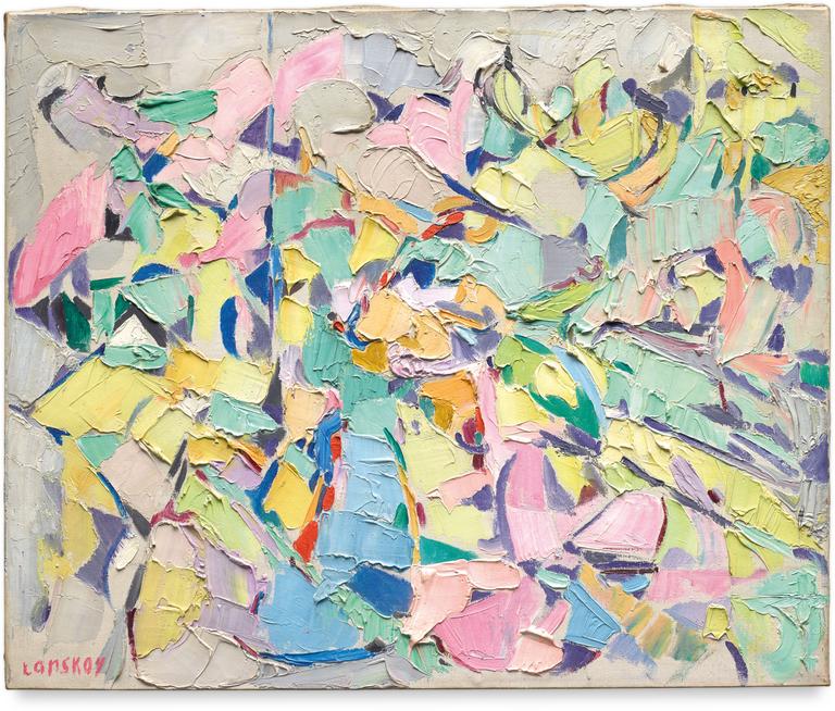 Catalogue raisonné, André Lanskoy, La neige rose, 1958