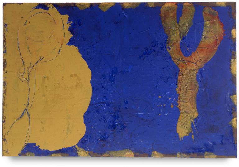 Catalogue raisonné, Patrick Baillet, Paysage jaune, bleu - 1995