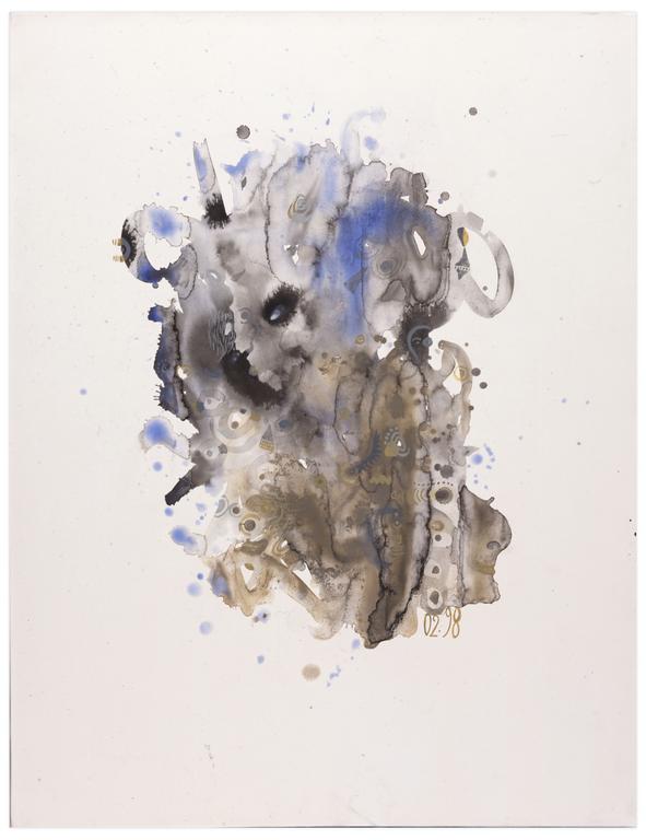 Catalogue raisonné, Daniel Boursin, bleu gris brun — 1998