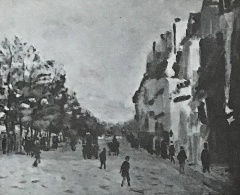 Catalogue raisonné, Armand Guillaumin, Paris, quai de Bercy, effet de neige