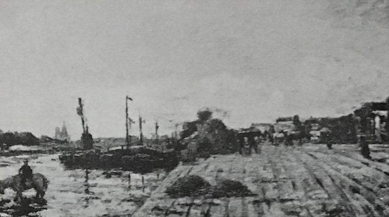 Catalogue raisonné, Armand Guillaumin, Paris, Quai de Bercy, à la tombée de la nuit