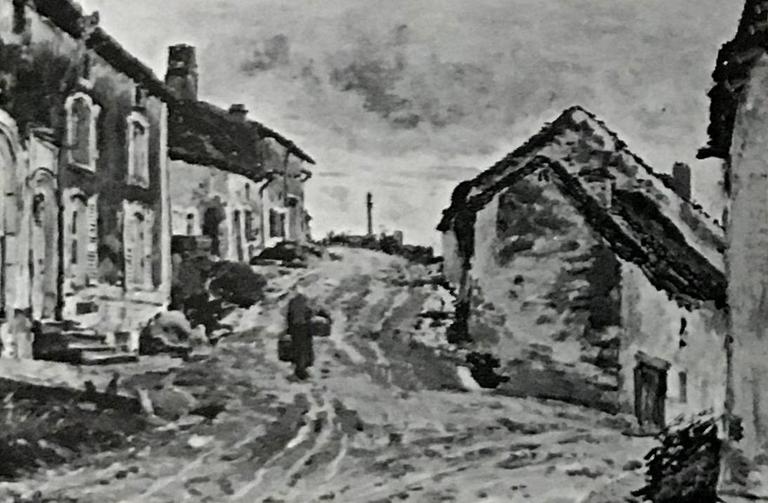 Catalogue raisonné, Armand Guillaumin, Rue de Village en Ile-de-France