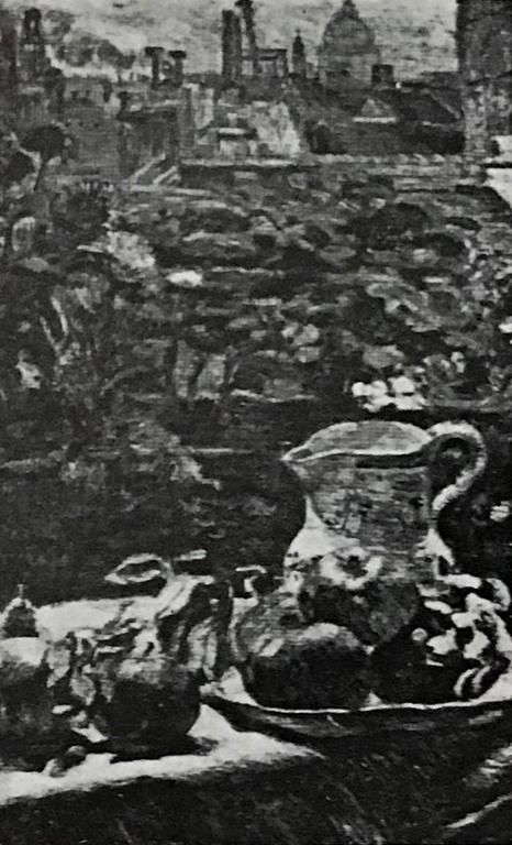 Catalogue raisonné, Armand Guillaumin, Nature morte à l'arrière plan : Ile Saint-Louis