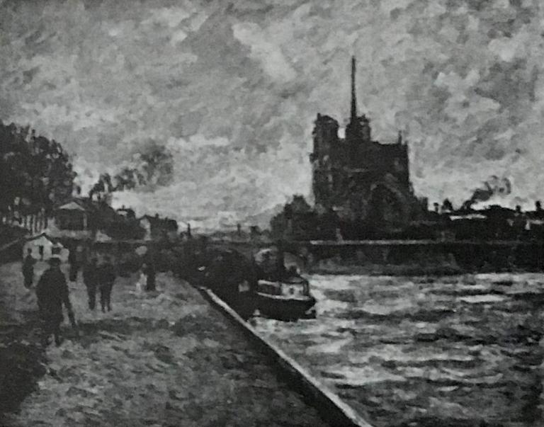 Catalogue raisonné, Armand Guillaumin, Les Quais de la Seine à Paris, vue de Notre-Dame