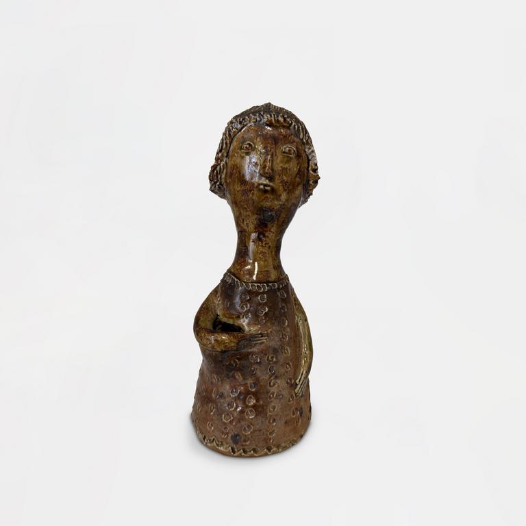 Catalogue raisonné, Jean & Jacqueline Lerat, Jeune femme à la robe au semis de fleur, c. 1950
