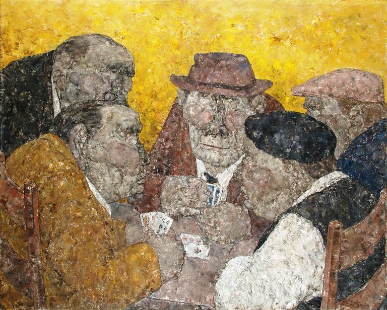 Catalogue raisonné, Akira Tanaka, La partie de cartes (I)