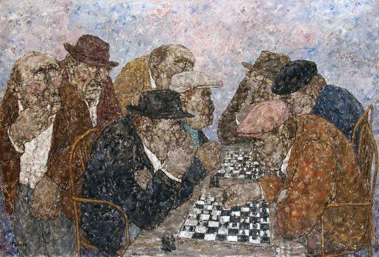 Catalogue raisonné, Akira Tanaka, La Partie d'échecs