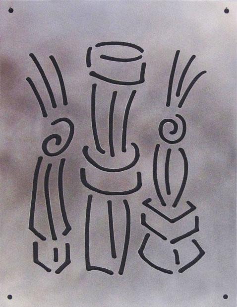 Catalogue raisonné, Jean-Paul Thaéron, Dessin au laser 3 - IX 2018