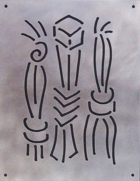 Catalogue raisonné, Jean-Paul Thaéron, Dessin au laser 4 - IX 2018