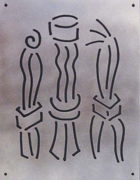 Catalogue raisonné, Jean-Paul Thaéron, Dessin au laser 5 - IX 2018