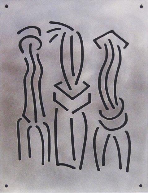 Catalogue raisonné, Jean-Paul Thaéron, Dessin au laser 6 - IX 2018