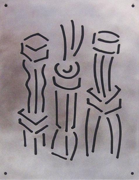 Catalogue raisonné, Jean-Paul Thaéron, Dessin au laser 7 - IX 2018