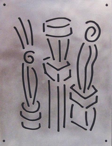 Catalogue raisonné, Jean-Paul Thaéron, Dessin au laser 8 - IX 2018