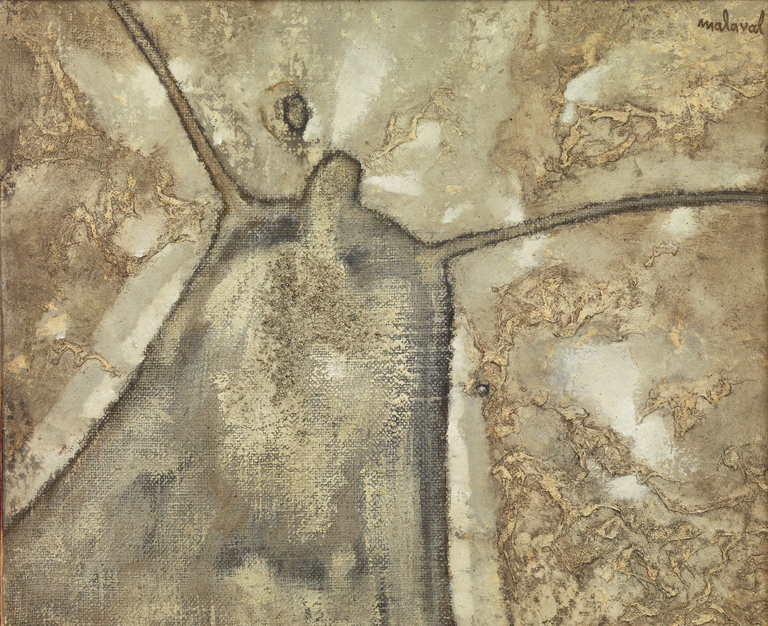 Catalogue raisonné, Robert Malaval, Apparition grise et blanchâtre - 1960